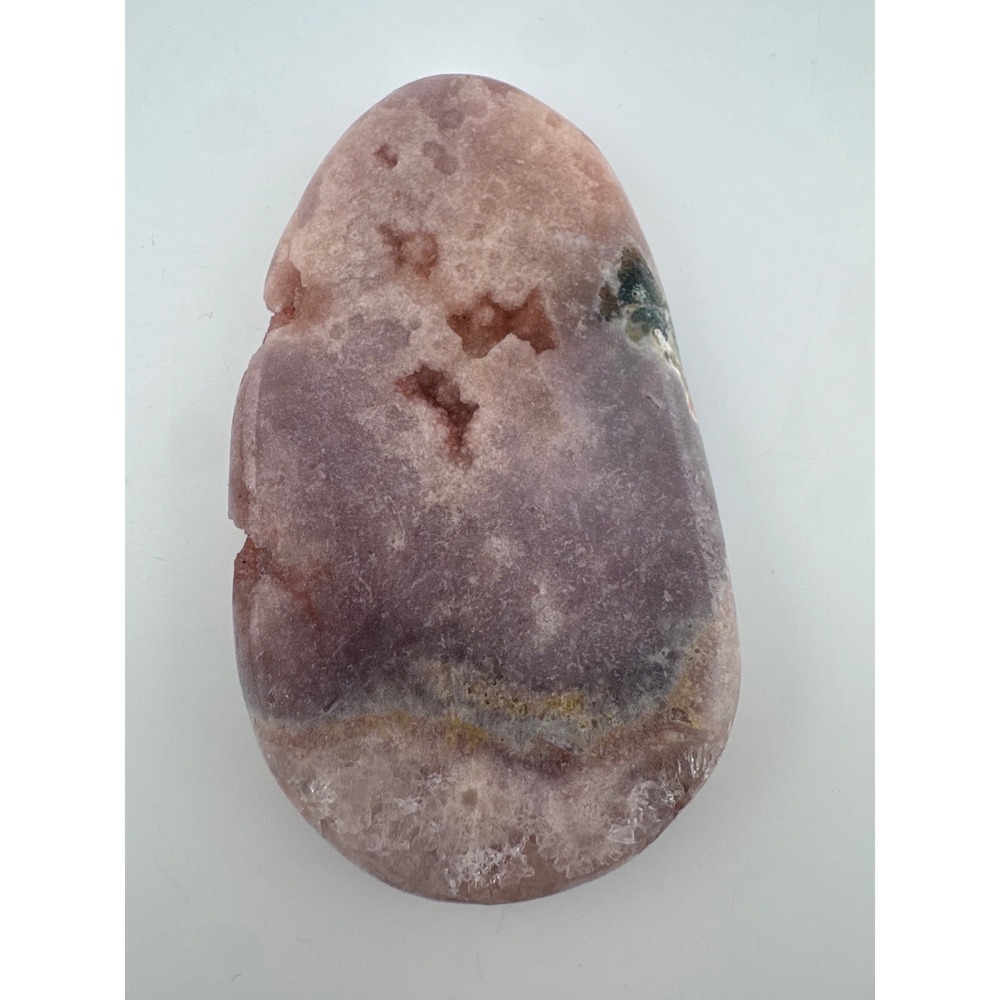 Natural Pink Amethyst Slab Druzy 4 Inch